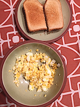 eggs and toast